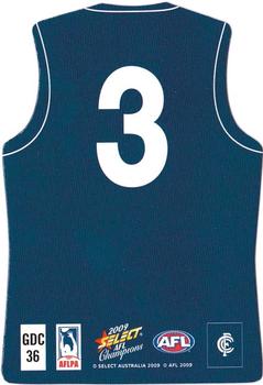 2009 Select AFL Champions - Holographic Guernseys #GDC36 Marc Murphy Back